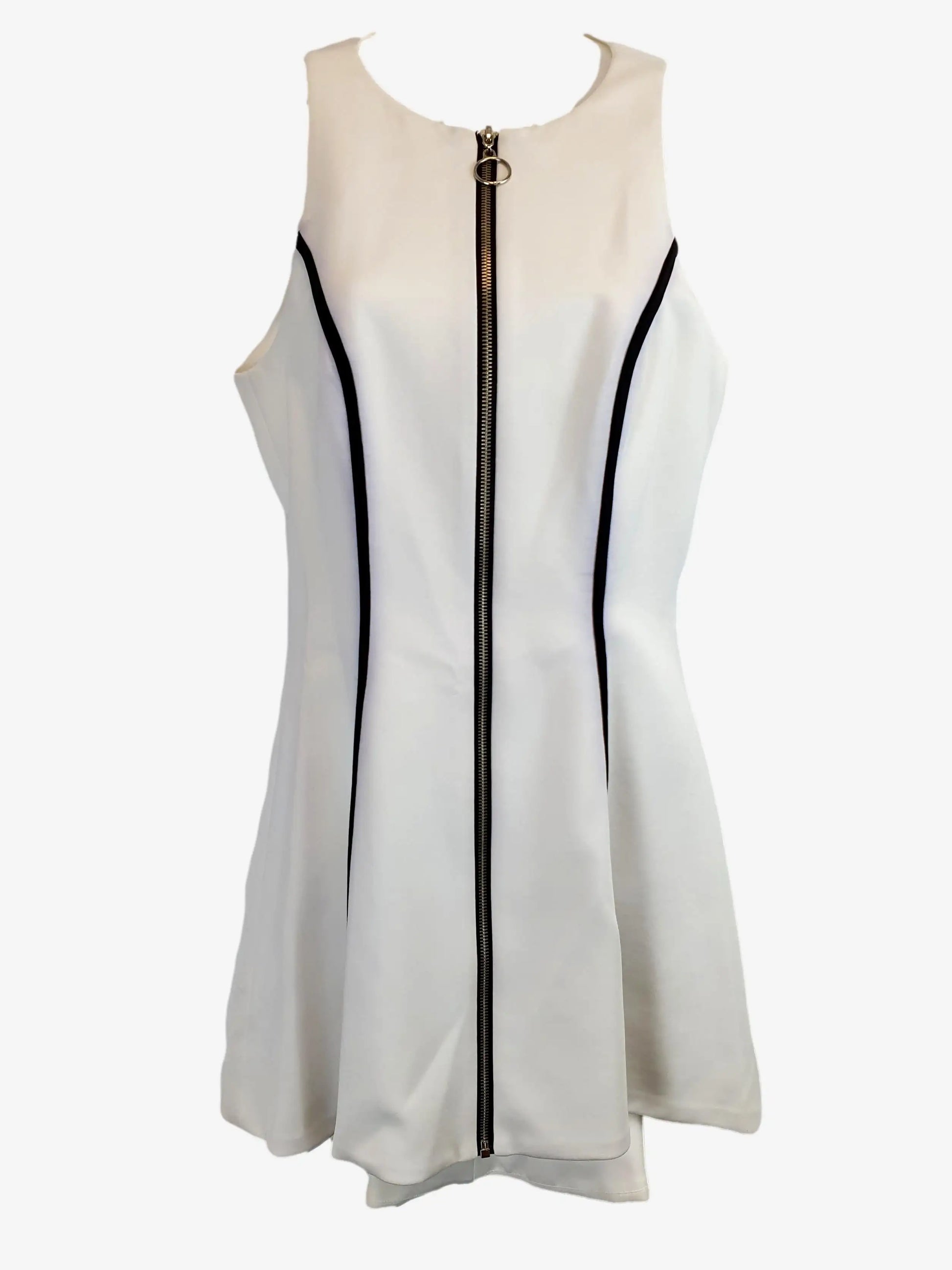 Watson x Watson Front Zip Midi Dress Size 8 by SwapUp-Second Hand Shop-Thrift Store-Op Shop 