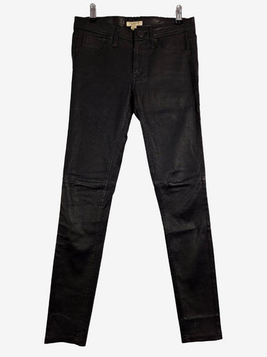 Burberry Chic Leather Ponte Pants Size 4 by SwapUp-Online Second Hand Store-Online Thrift Store