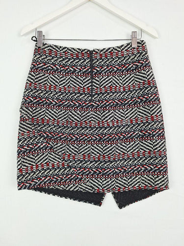 Scanlan Theodore Tweed Asymmetrical Mini Skirt Size 10 by SwapUp-Online Second Hand Store-Online Thrift Store