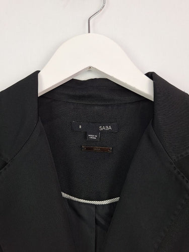 Saba Essential Lightweight Double Breasted Blazer Size 8 by SwapUp-Online Second Hand Store-Online Thrift Store