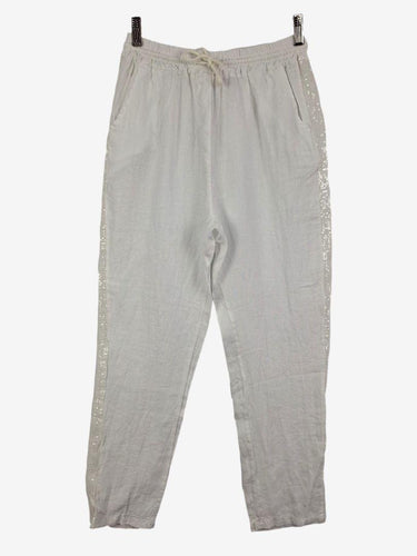Rosa Sera Dove Side Sequins Pants Size S by SwapUp-Online Second Hand Store-Online Thrift Store