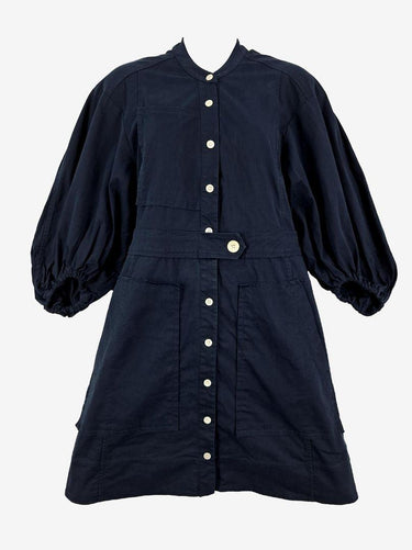 Oroton Short Navy Utility Dress Size 10 by SwapUp-Online Second Hand Store-Online Thrift Store