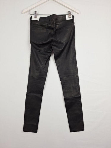 Burberry Chic Leather Ponte Pants Size 4 by SwapUp-Online Second Hand Store-Online Thrift Store