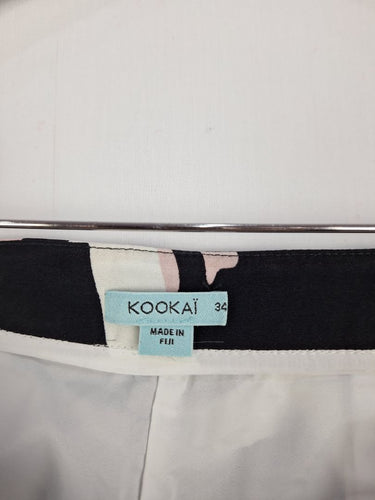 Kookai Abstract Patterned Silk Shorts Size 6 by SwapUp-Online Second Hand Store-Online Thrift Store