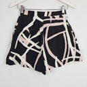 Kookai Abstract Patterned Silk Shorts Size 6 by SwapUp-Online Second Hand Store-Online Thrift Store