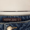 Mister Zimi Frayed Mid Blue Denim Cropped Jeans Size 14 by SwapUp-Online Second Hand Store-Online Thrift Store