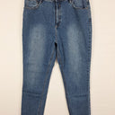 Mister Zimi Frayed Mid Blue Denim Cropped Jeans Size 14 by SwapUp-Online Second Hand Store-Online Thrift Store