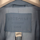 Once Was Vega Elastic Back Single Breasted Leather Blazer Size 12 by SwapUp-Online Second Hand Store-Online Thrift Store