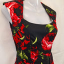 Leona Edmiston Retro Rosy A Line Mini Dress Size 8 by SwapUp-Online Second Hand Store-Online Thrift Store