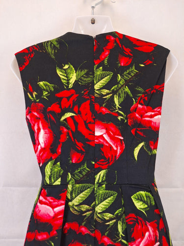 Leona Edmiston Retro Rosy A Line Mini Dress Size 8 by SwapUp-Online Second Hand Store-Online Thrift Store