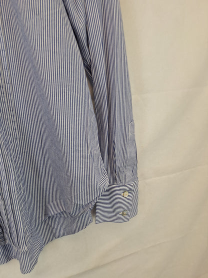 Witchery Striped Frill Work Shirt Size 10 by SwapUp-Online Second Hand Store-Online Thrift Store