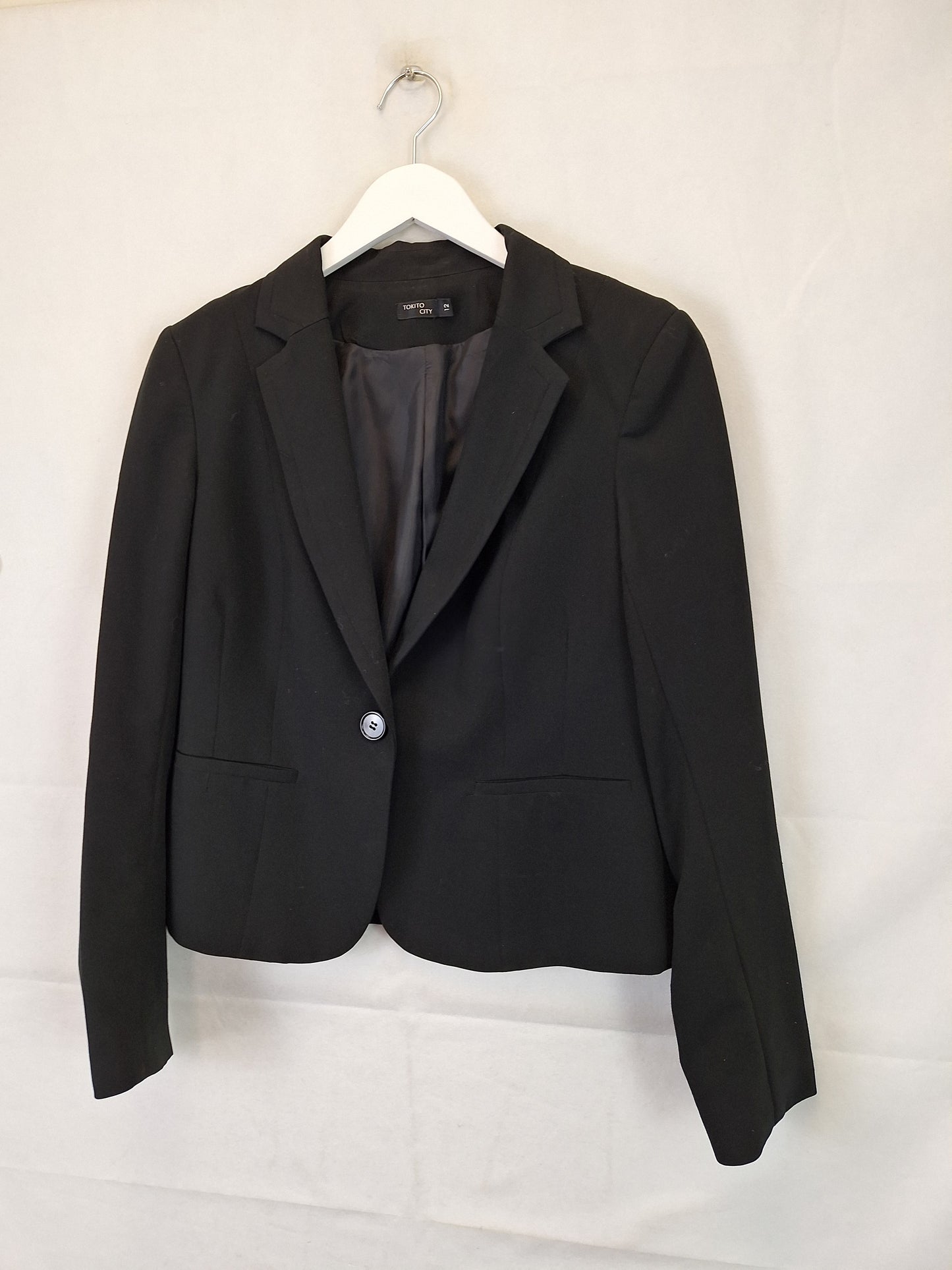 Tokito Elegant Structured Office Blazer Size 12 by SwapUp-Online Second Hand Store-Online Thrift Store