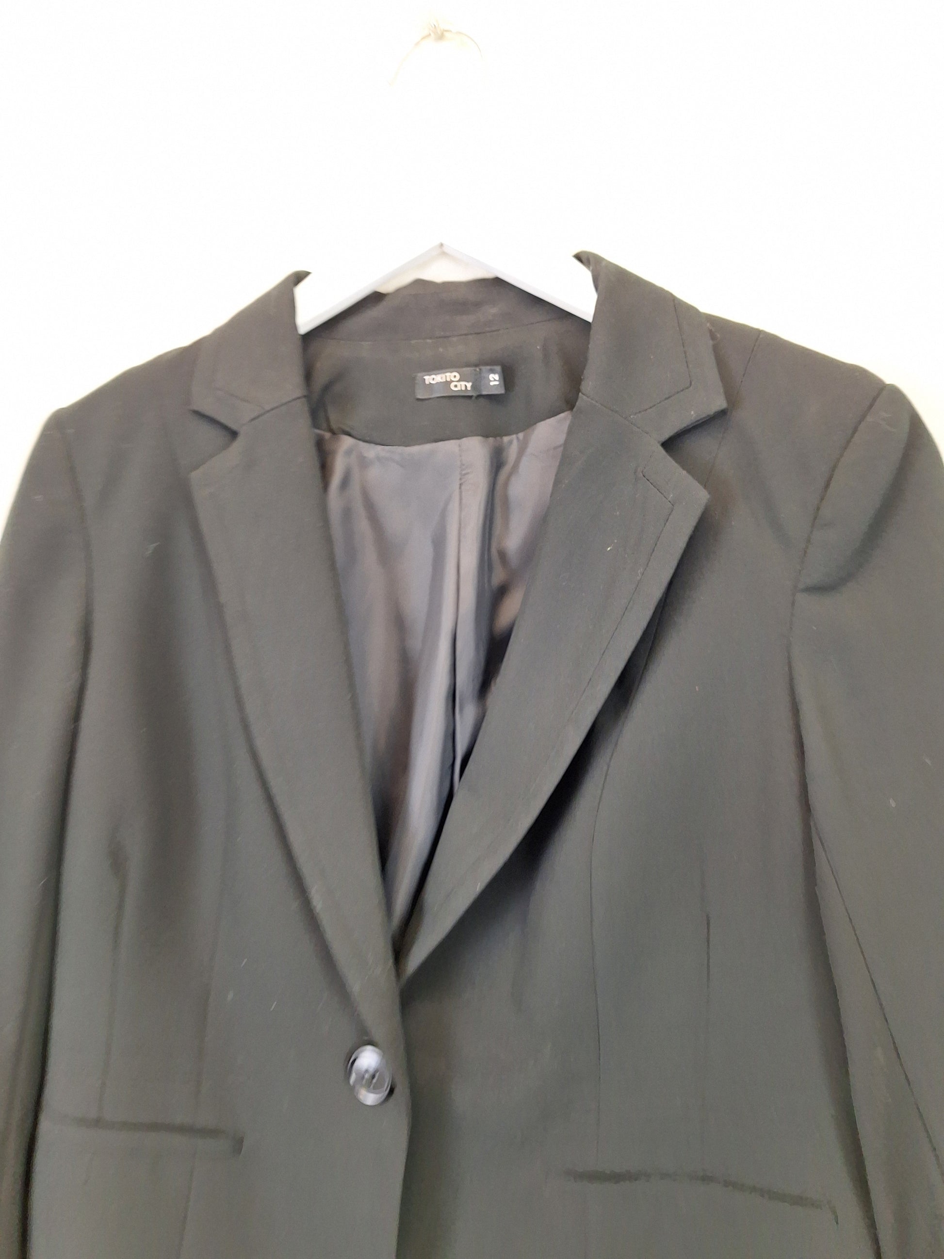 Tokito Elegant Structured Office Blazer Size 12 by SwapUp-Online Second Hand Store-Online Thrift Store