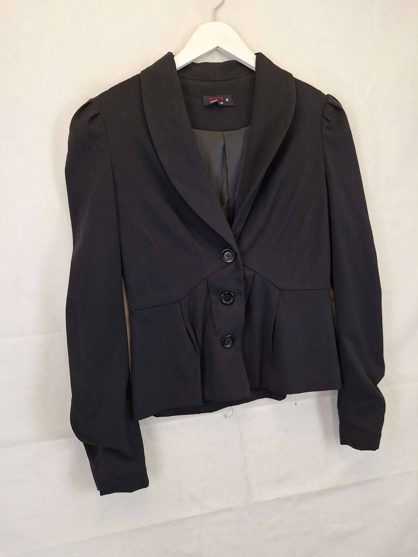 Pilgrim Classy Puffed Sleeve Blazer Size 10 by SwapUp-Online Second Hand Store-Online Thrift Store