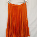 Trenery Citrus Silky Accordion Midi Skirt Size 12 by SwapUp-Online Second Hand Store-Online Thrift Store