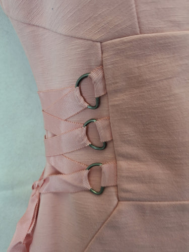 Oxford  Romantic Lace Up Midi Dress Size 8 by SwapUp-Online Second Hand Store-Online Thrift Store