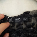 Zara Funky Sheer Leopard Top Size S by SwapUp-Online Second Hand Store-Online Thrift Store