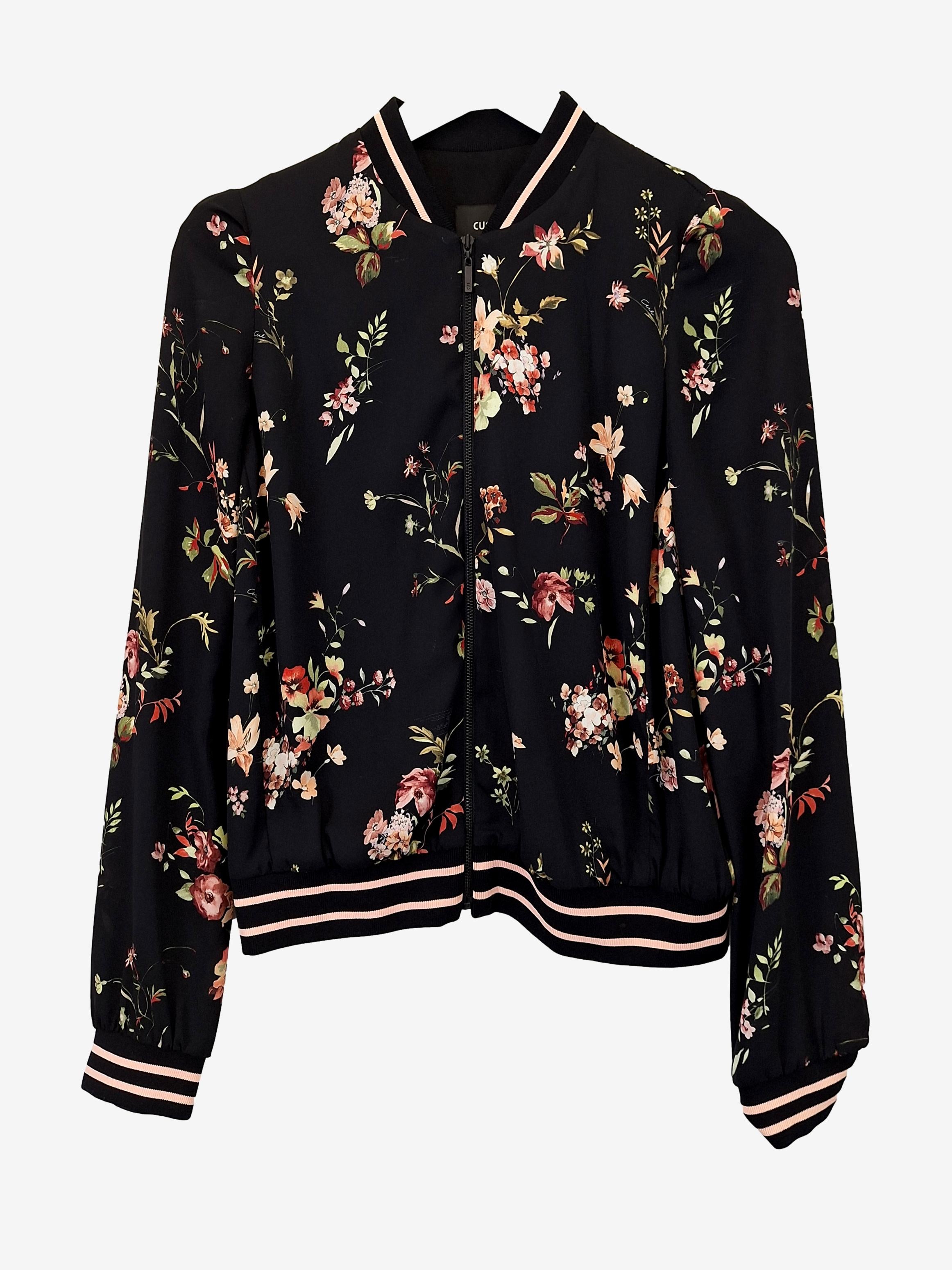 Cue Essential Floral Bomber Jacket Size 10 – SwapUp