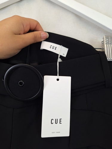 Cue Sophisticated Belted Office Pants Size 14 by SwapUp-Online Second Hand Store-Online Thrift Store