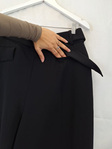 Cue Sophisticated Belted Office Pants Size 14 by SwapUp-Online Second Hand Store-Online Thrift Store