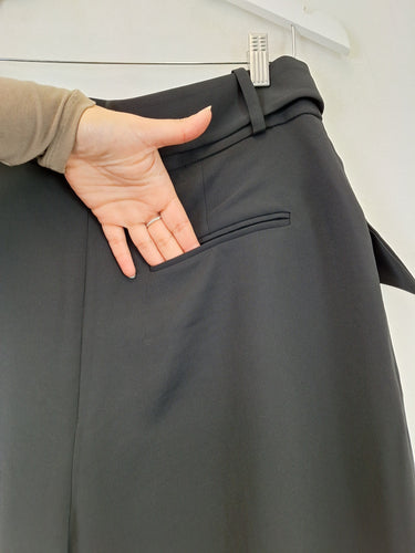 Cue Sophisticated Belted Office Pants Size 14 by SwapUp-Online Second Hand Store-Online Thrift Store