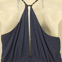 Sheike Navy Tie Front Hi-low Summer Midi Dress Size 10 by SwapUp-Online Second Hand Store-Online Thrift Store
