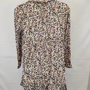 Anthropologie Animal Print Collared Frill Midi Dress Size L by SwapUp-Online Second Hand Store-Online Thrift Store