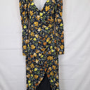 By Johnny Bella Floral Tuck Wrap Midi Dress Size 10 by SwapUp-Online Second Hand Store-Online Thrift Store