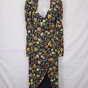 By Johnny Bella Floral Tuck Wrap Midi Dress Size 10 by SwapUp-Online Second Hand Store-Online Thrift Store