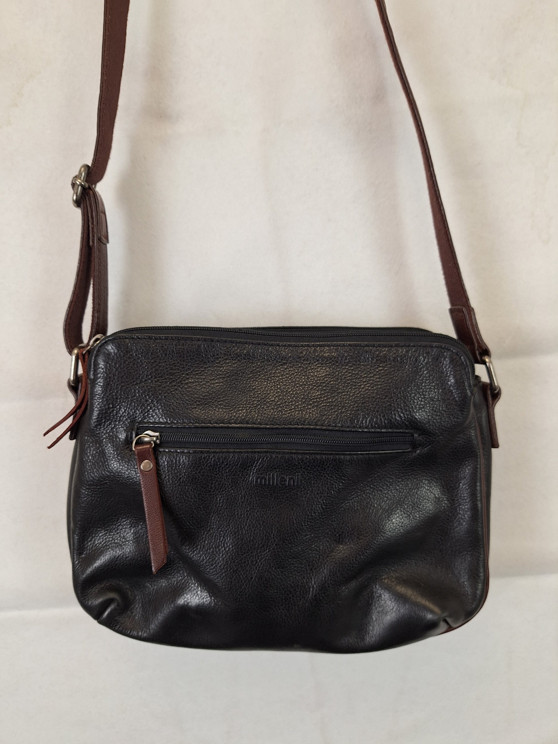 Milleni Staple Duo Tone Crossbody Bag by SwapUp-Online Second Hand Store-Online Thrift Store