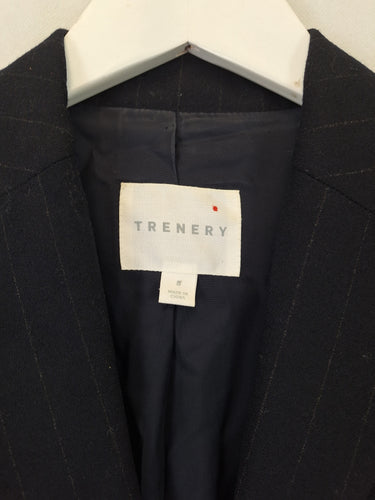 Trenery Classic Pinstriple Smart Blazer Size 8 by SwapUp-Online Second Hand Store-Online Thrift Store