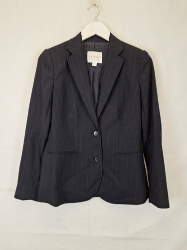 Trenery Classic Pinstriple Smart Blazer Size 8 by SwapUp-Online Second Hand Store-Online Thrift Store