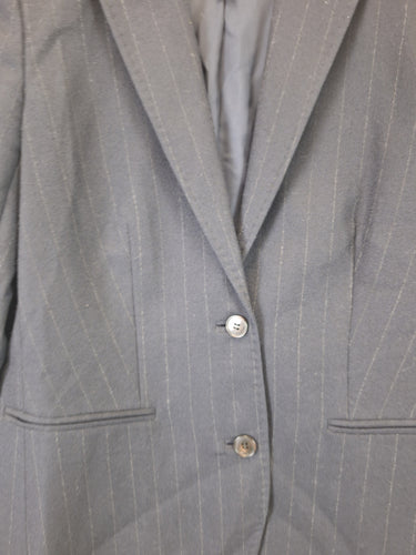 Trenery Classic Pinstriple Smart Blazer Size 8 by SwapUp-Online Second Hand Store-Online Thrift Store