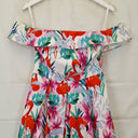 Review Graceful Box Pleat Flamingo Midi Dress Size 10 by SwapUp-Online Second Hand Store-Online Thrift Store