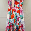 Review Graceful Box Pleat Flamingo Midi Dress Size 10 by SwapUp-Online Second Hand Store-Online Thrift Store