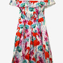 Review Graceful Box Pleat Flamingo Midi Dress Size 10 by SwapUp-Online Second Hand Store-Online Thrift Store