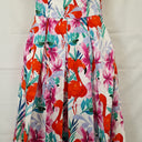 Review Graceful Box Pleat Flamingo Midi Dress Size 10 by SwapUp-Online Second Hand Store-Online Thrift Store
