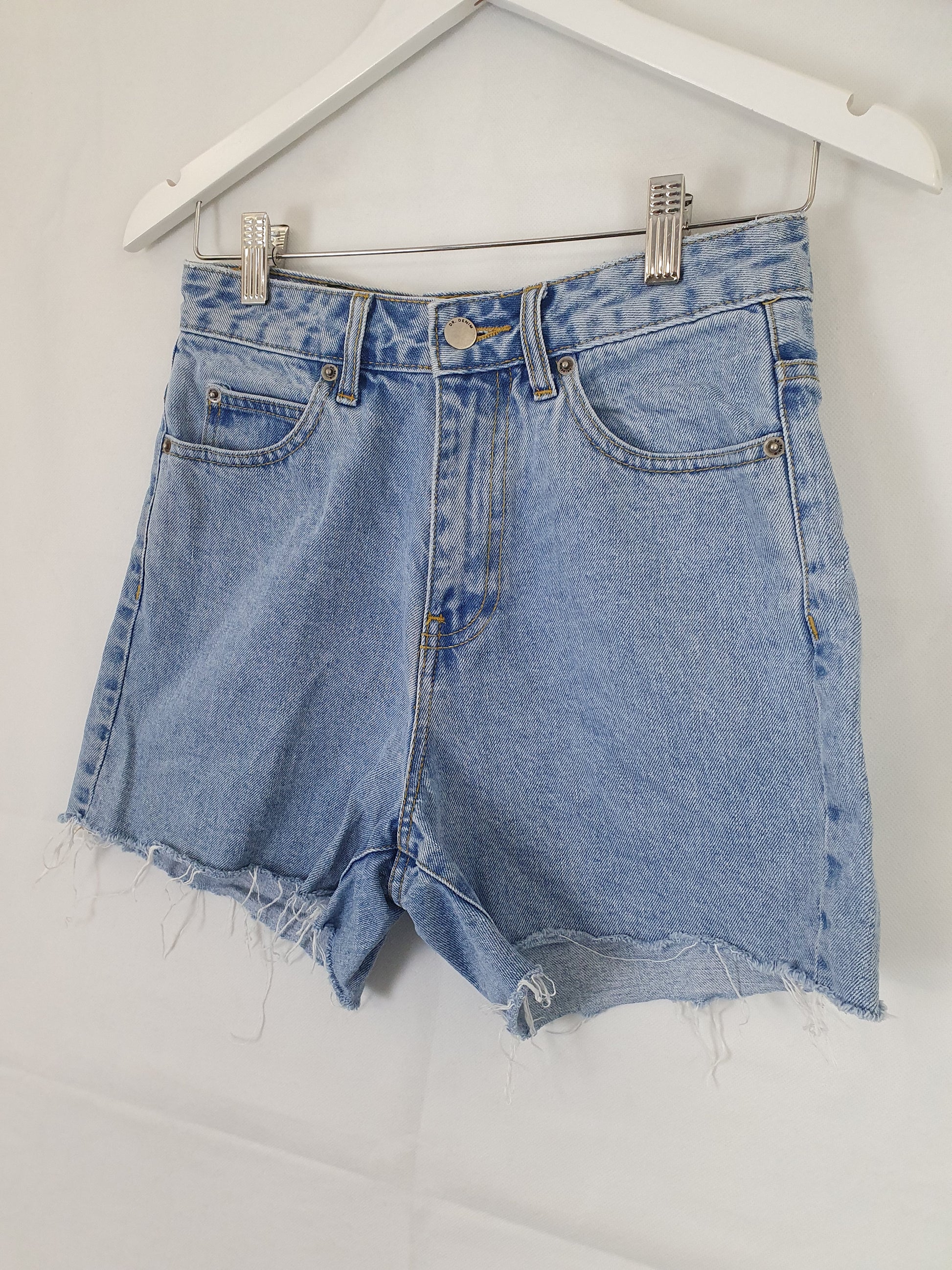 DRDENIM Frayed Cut Off Denim Shorts Size 26 by SwapUp-Online Second Hand Store-Online Thrift Store