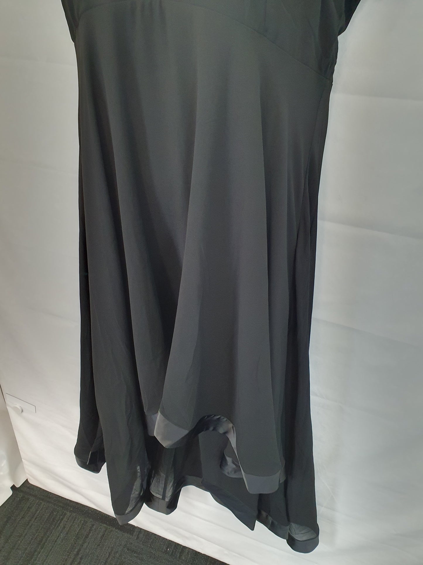 Taking Shape Chiffon Evening Maxi Dress Size 12 by SwapUp-Online Second Hand Store-Online Thrift Store