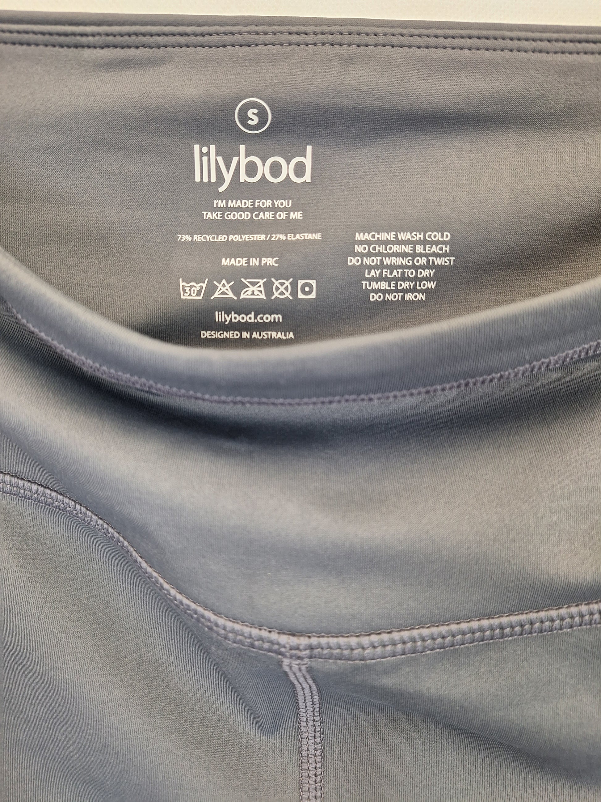Lilybod Exculiber High Waist Full Length Activewear Leggings Size