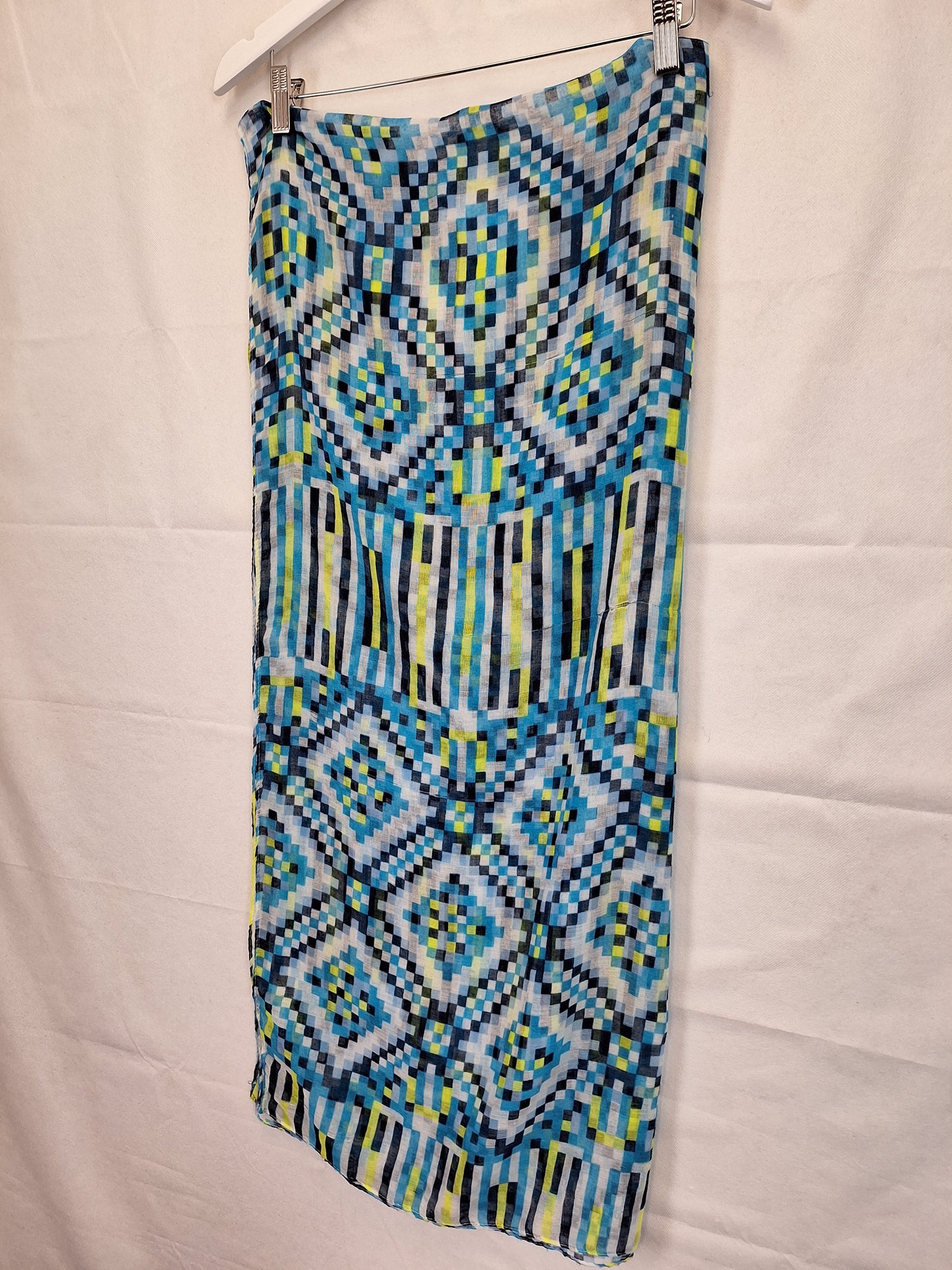 Ginger & Smart Geometric Summer Sarong Cover-up Scarf Size OSFA by SwapUp-Online Second Hand Store-Online Thrift Store