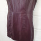 Portmans Mulberry Faux Leather Midi Dress Size 10 by SwapUp-Online Second Hand Store-Online Thrift Store