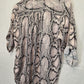Carolina Casual Animal Print Audrina Mid Sleeve Blouse Size S by SwapUp-Online Second Hand Store-Online Thrift Store
