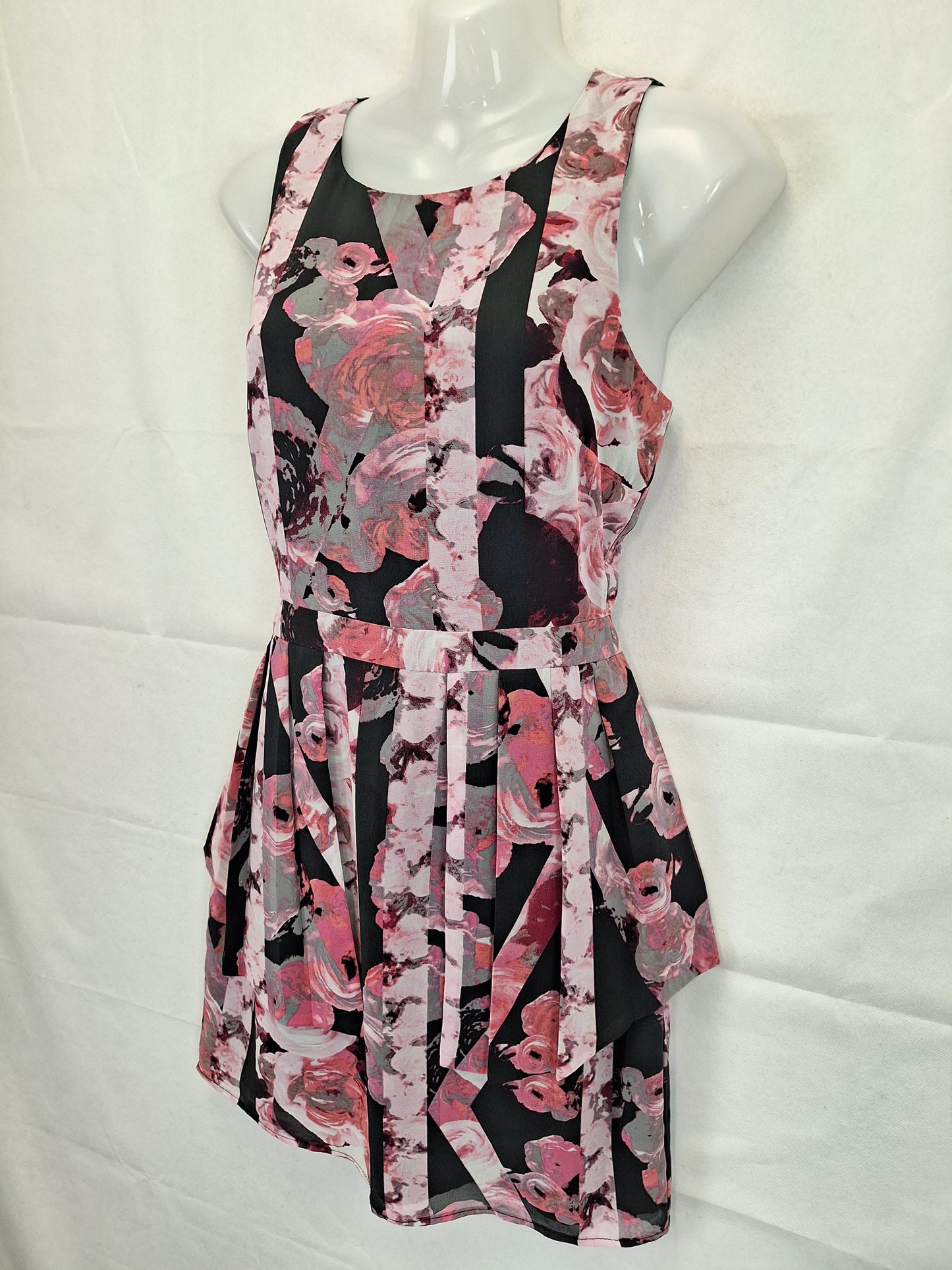 Bettina Liano Floral Cocktail Midi Dress Size 8 by SwapUp-Online Second Hand Store-Online Thrift Store