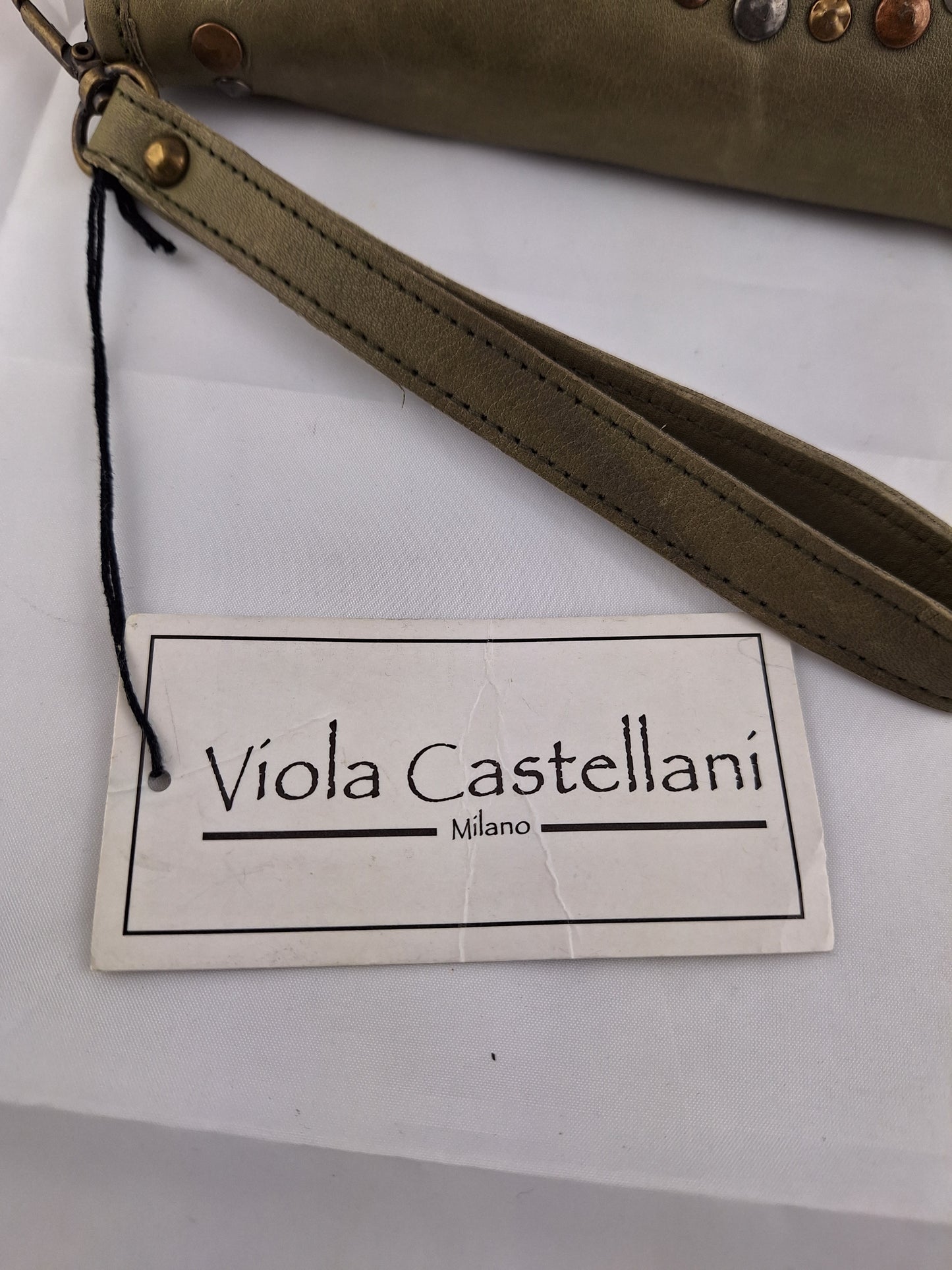 Viola Castellani Verde Chicca Tutto Wallet Size OSFA by SwapUp-Online Second Hand Store-Online Thrift Store
