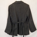 Lois Hazel Charcoal Belted Office Staple Jacket Size 10 by SwapUp-Online Second Hand Store-Online Thrift Store