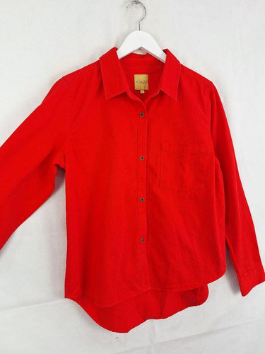 KIP & CO Thick Cotton Classic Scooped Shirt Size 12 by SwapUp-Online Second Hand Store-Online Thrift Store
