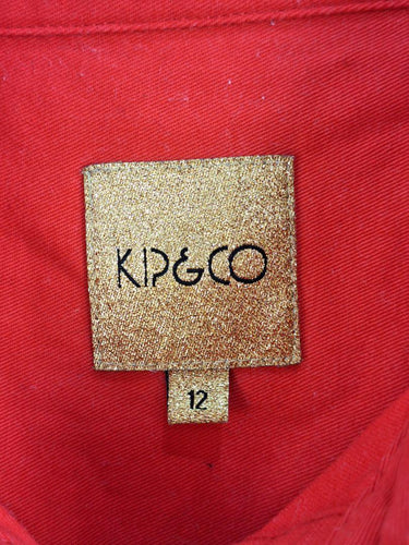 KIP & CO Thick Cotton Classic Scooped Shirt Size 12 by SwapUp-Online Second Hand Store-Online Thrift Store