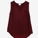 Witchery Burgundy Sleeveless Office Top Size XS by SwapUp-Online Second Hand Store-Online Thrift Store