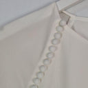 Witchery Vanilla Button Detail Semi Sheer Top Size 10 by SwapUp-Online Second Hand Store-Online Thrift Store